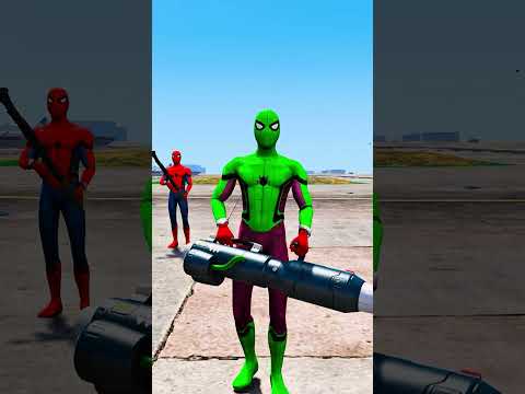 SQUID DOLL 🆚SPIDERMAN #gta #viral #shorts