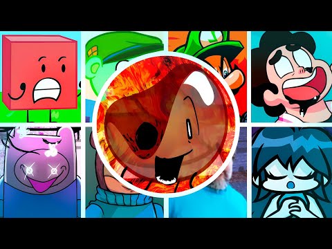 YOYLEFAKE but Every Turn a Different Character Sings🎙 (FNF BFDI 26a but Everyone Sings It)