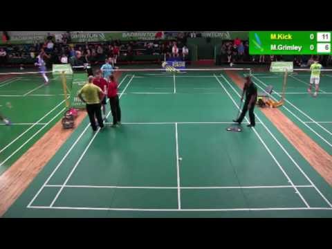 Men's Singles - M.Kick v M.Grimley