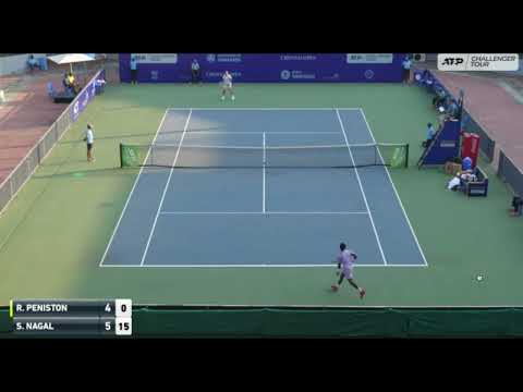 Sumit Nagal Winners Compilation (vs Ryan Peniston, 2023 ATP Chennai Challenger R1)