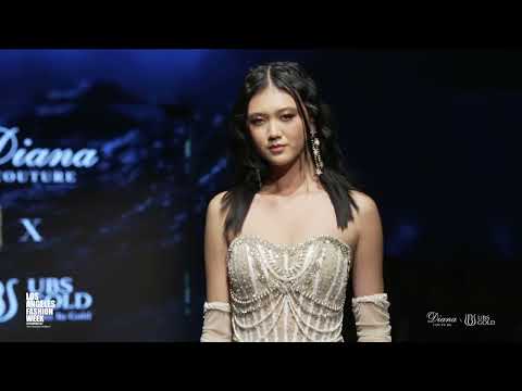 DIANA COUTURE X UBS GOLD Design at Los Angeles Fashion Week SS 22/23 powered by Art Hearts Fashion
