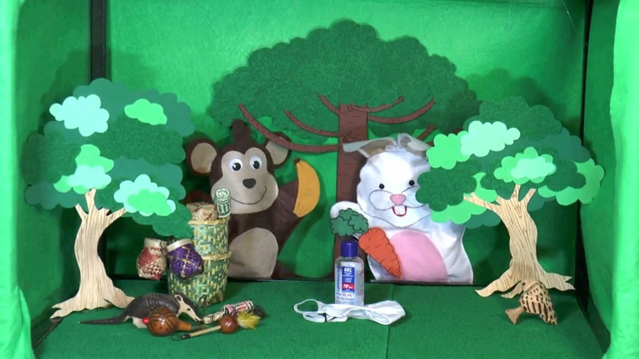 Audiovisual para crianças Kaingáng sobre cuidados de saúde na Pandemia de Covid-19