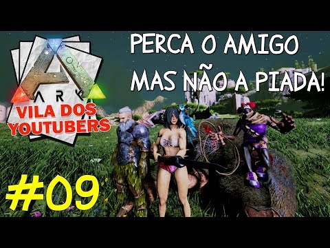 Domamos um Megatério + O nascimento de Bacons VILA DOS YOUTUBERS EP 09 - ARK: SURVIVAL EVOLVED