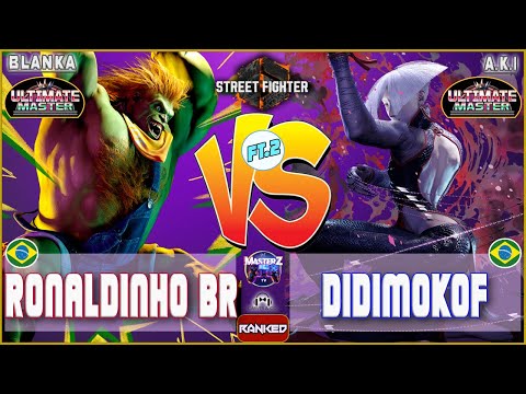 SF6 REPLAY 💥💥 Ronaldinho BR (blanka) VS DidimoKOF (A.K.I) 💥💥 High level gameplay