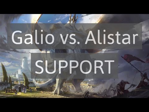 Galio Support vs Alistar | NA Challenger Patch 11.9 | FULL GAMEPLAY