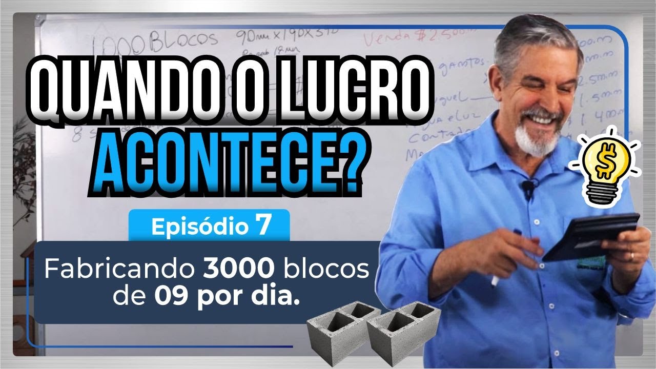 QUANDO O LUCRO ACONTECE? EP.7: Fabricando 3.000 Blocos de 09x19x39 Por Dia! - Jarfel // Sahara