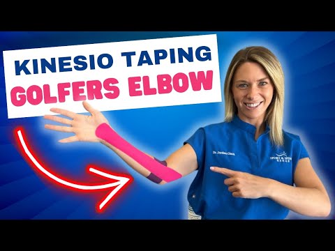 How to KT Tape Golfer’s Elbow | 3 Easy Steps to Kinesio Tape Elbow Pain