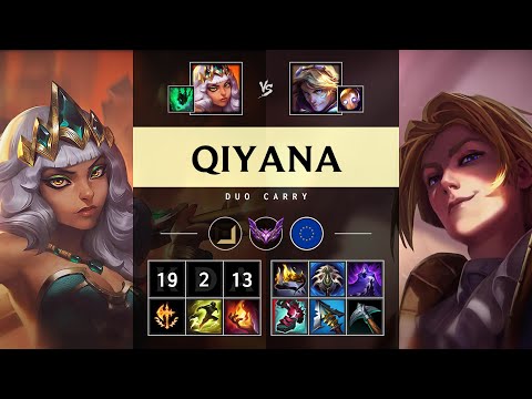 Qiyana ADC vs Ezreal - EUW Master Patch 25.13