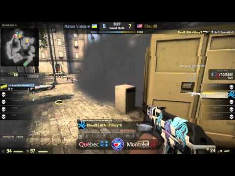 n0thing clutch vs Na'Vi during the ESWC Finals