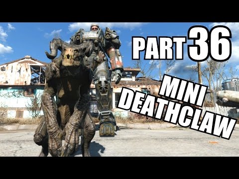 Fallout 4 MINI DEATHCLAW PET/FOLLOWER - Walkthrough Part 36 - GTX 980 PC Gameplay