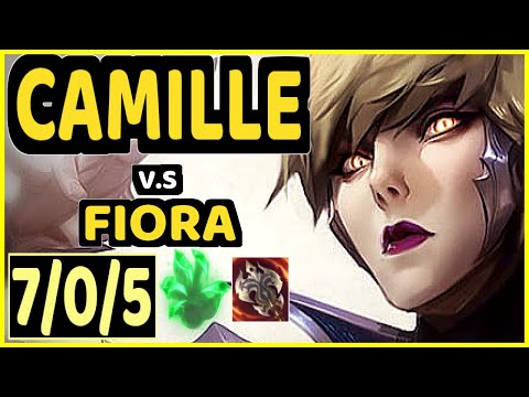 SCARFACE (CAMILLE) vs FIORA - 7/0/5 KDA TOP GAMEPLAY - EUW Ranked GRANDMASTER