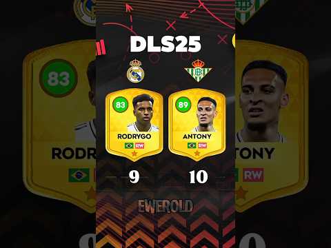 DLS25 | 🔥Real Madrid vs Real Betis⚔️ #dreamleaguesoccer2025 #dls25players #dls25