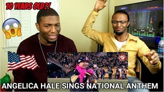 Angelica Hale: 10-Year-Old Sings National Anthem (REACTION)
