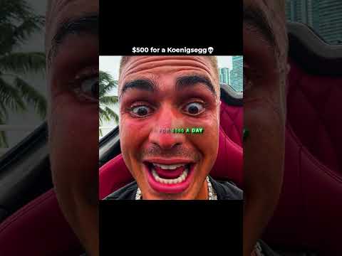 500 $ pro Tag für einen Koenigsegg😭@TJRTrades #tjr