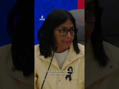Delcy Rodriguez responds to public anger at government response | AJ #shorts