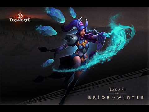 Dawngate: Sakari Bride of winter Taliyah - Custom Skin Spotlight (By Uracle)
