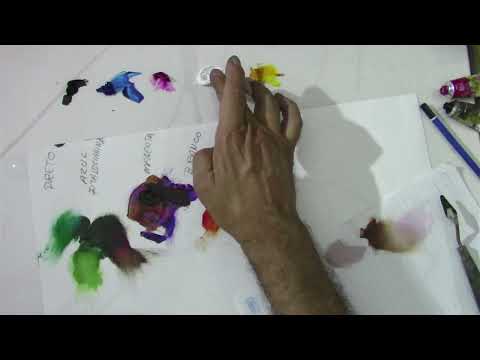 Mistura de cores a partir das cores básicas