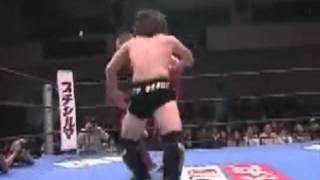 German Suplex Followed By A Hard Head Kick Hayato Jr. Fujita