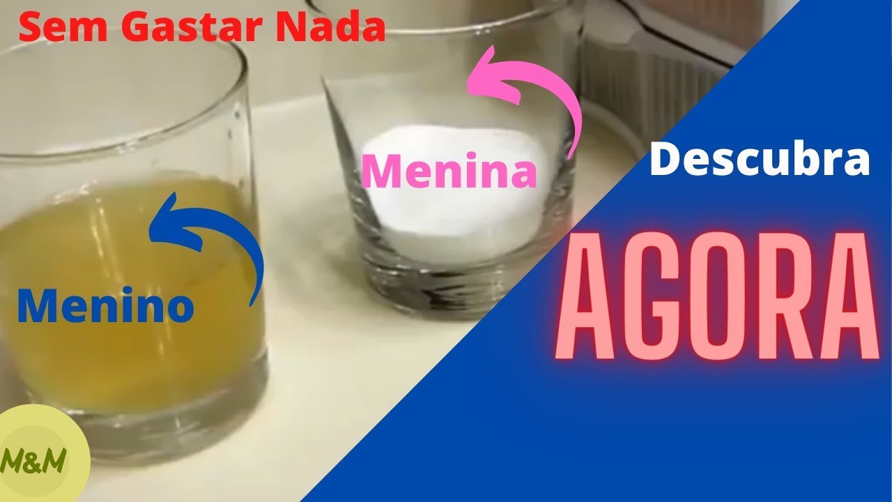 MENINO OU MENINA Como Descubrir o Sexo do Bebe em Casa sem Gastar Nada de Forma Rápida