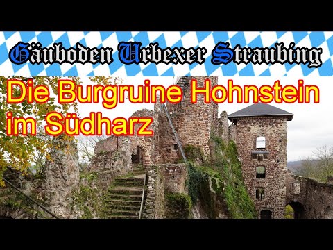 🏰 Lost Place - 👣 Die Burgruine Hohnstein im Südharz 🌲 🌳 # 084