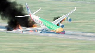 Mysterious Emergency Landing by Airplane after Engine Fire | XP11