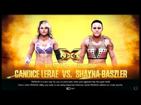 WWE 2K19  Candice Lerae Vs Shayna Baszler  (NXT)  10/2/2019