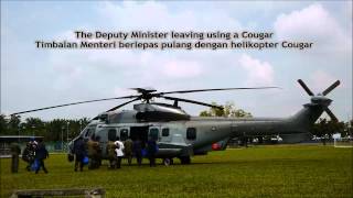 preview picture of video 'RMAF Helicopters Interpolating Senior Editors Visit'