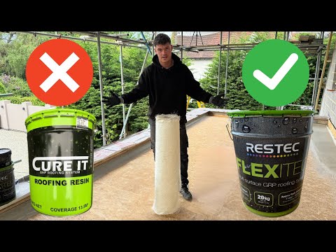 HOW TO DO A GRP FLEXITEC FLAT ROOF!
