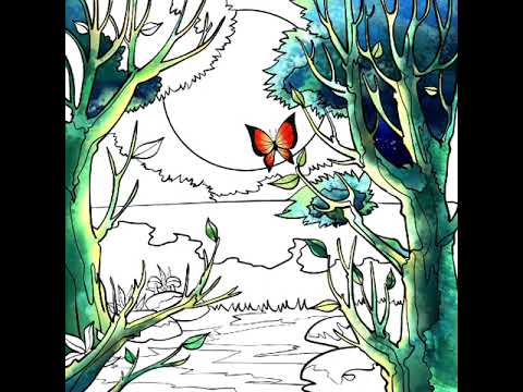 beautiful scenery#nature#beautiful#painting#rashika