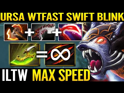 🔥 ILTW URSA WTFAST Swift Blink - 750 Max Attack Speed Crazy NIGMA Core Carry 7.29 Dota 2 Pro Guide