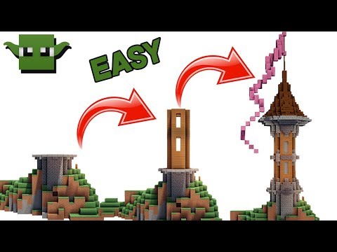 andyisyoda - EASIEST TOWER IN MINECRAFT TUTORIAL!