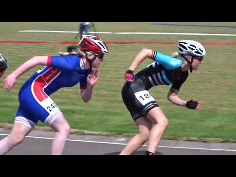 One lap jun a dames series 4 - KPN NK INLINE SKATEN 2019