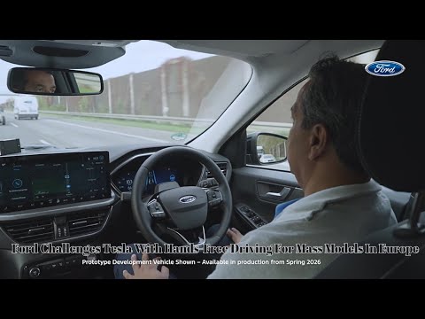 Ford Challenges Tesla With Hands-Free Driving For Mass Models In Europe.