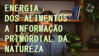 OS ALIMENTOS, A ENERGIA NATURAL E A ENERGIA E INFORMAÇÃO QUE OS HUMANOS IMPÕEM SOBRE ELE