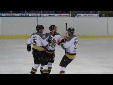 Hluboká n.Vlt. Knights - Český Krumlov 3:5, 2017-18 (gól Milana Krále)
