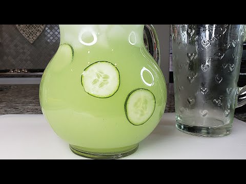 AGUA FRESCAS | Fresh CUCUMBER Water | Agua Fresca De Pepino