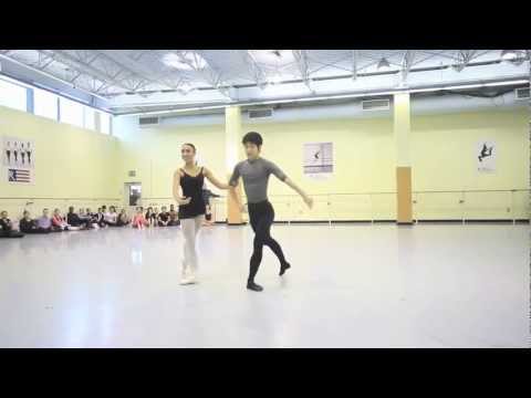 Regina Montgomery and Tomoha Terada Flames of Paris Pas de Deux 2012
