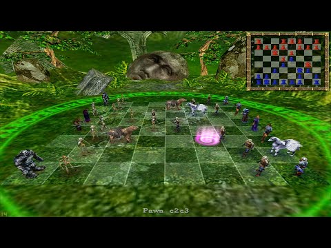 4K WAR CHESS  3D  I THREE KNIGHT GAME  !!!