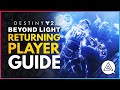 Destiny 2 Beyond Light | Returning Player Guide - A Summary of What's New