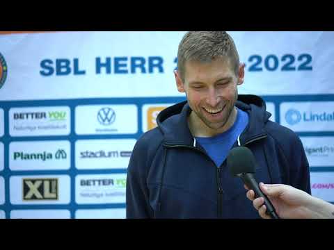 Bryce Douvier efter segern i semifinal 3 mot Norrköping