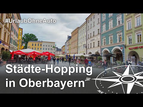 Städtehopping: Rosenheim, Wasserburg am Inn, Bad Aibling und Kolbermoor per Zug
