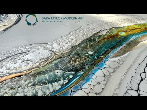 LARGE Textured Bloom Swipe | Secret Ingredient "Caught in the Current"