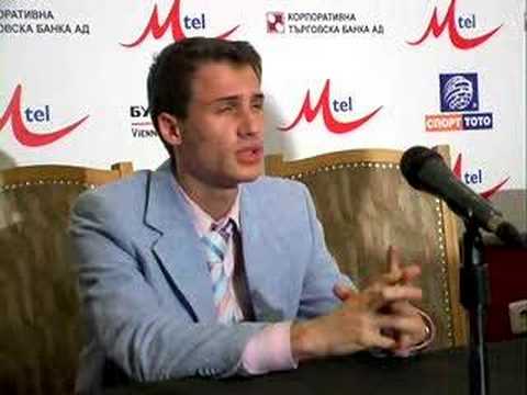 PRESS CONFERENCE R.9 MTEL MASTERS: RABJANOV Vs. CHEPARINOV