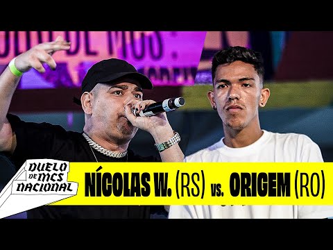 NÍCOLAS WALTER (RS) VS ORIGEM (RO) - PRIMEIRA FASE - DUELO DE MCS NACIONAL 2020 -  21/11/21