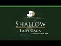 Lady Gaga, Bradley Cooper - Shallow - LOWER Key (Piano Karaoke / Sing Along)