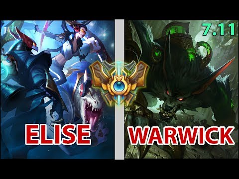 JAG Umti - Elise vs Warwick Jungle - Korean Pro Replay