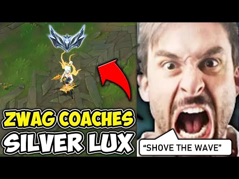 I COACHED A SILVER LUX ON HOW TO PLAY MID LANE (ZWAG'S FIRST COACHING VIDEO)