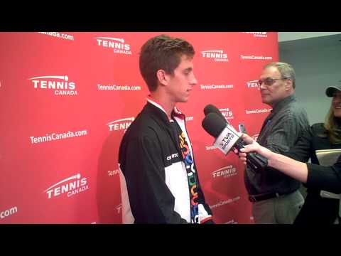 Filip Peliwo on being a Team Canada Davis Cup hitting partner