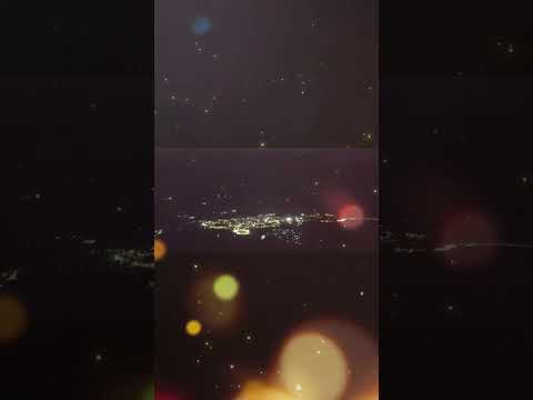 San Jerónimo Antioquia en su vista nocturna.
