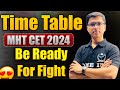 Time Table MHT CET/NEET Crash Course | New Indian Era App #mhtcet2024 #neet2024